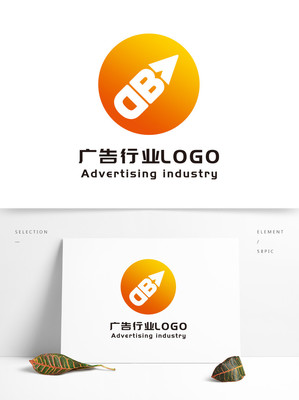 广告业创意LOGO设计矢量图免费下载_eps格式_编号34373691